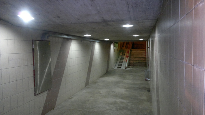 Eclairage passage souterrain